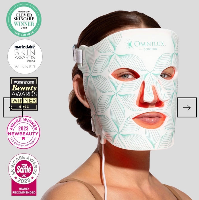 Omnilux contour and décolleté face mask pre-order (arrives in @ 1 week)