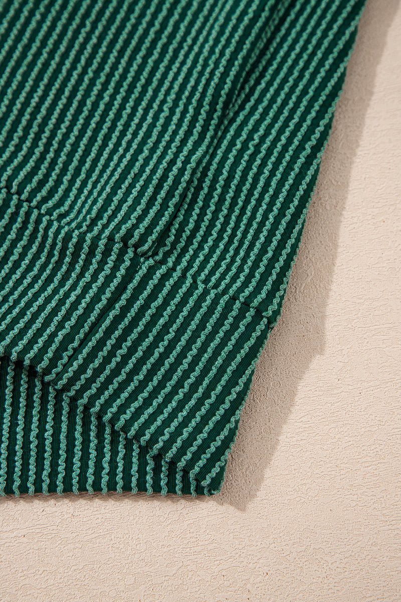 Evergreen JOLLY Corded Long Sleeve Top and Pockets Pants Set