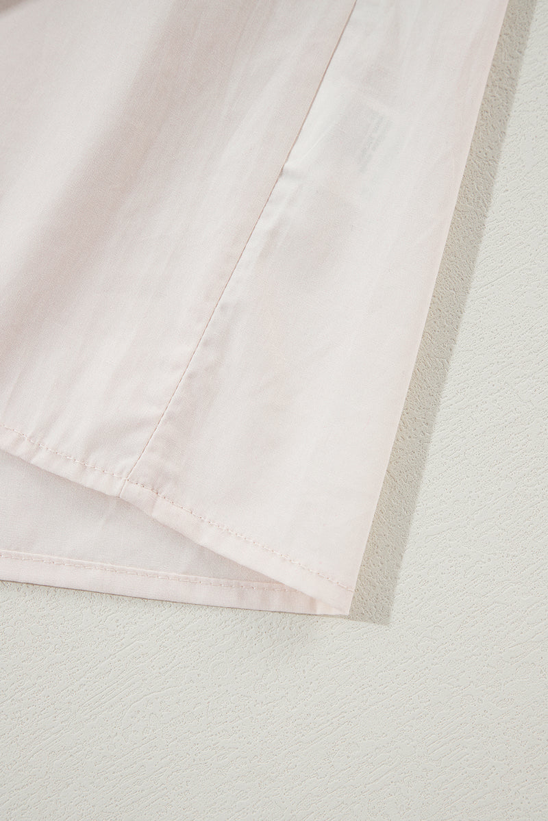 Khaki Sweatshirt Colorblock Flowy Pleated Mini Dress