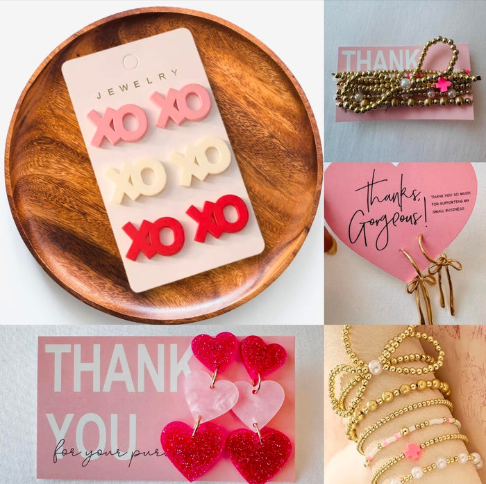 Valentine jewelry pre-order (ships in about a week)