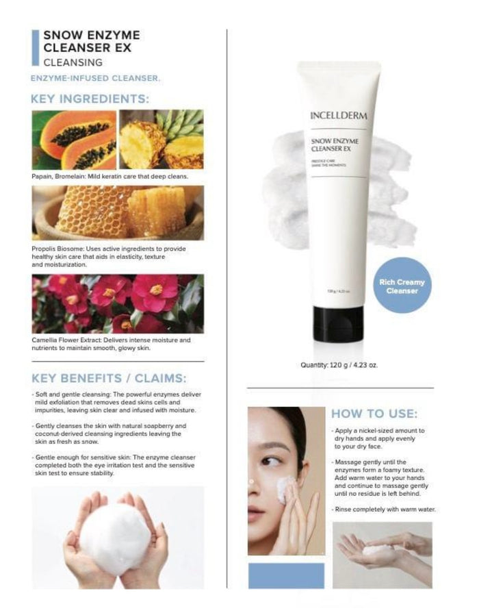 Snow enzyme cleanser