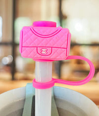 Set of 9 trendy straw covers