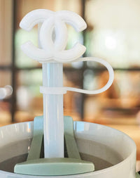 Set of 9 trendy straw covers